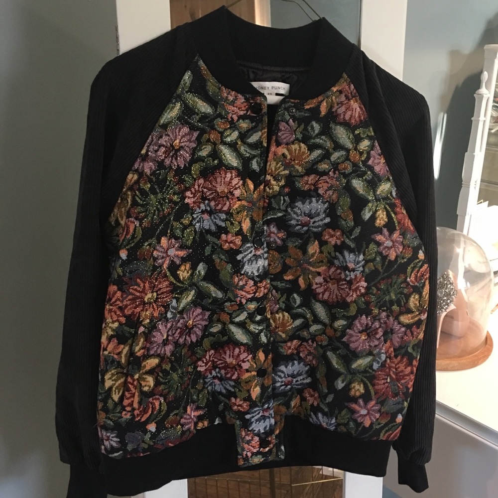 Honey Punch embroidered jacket